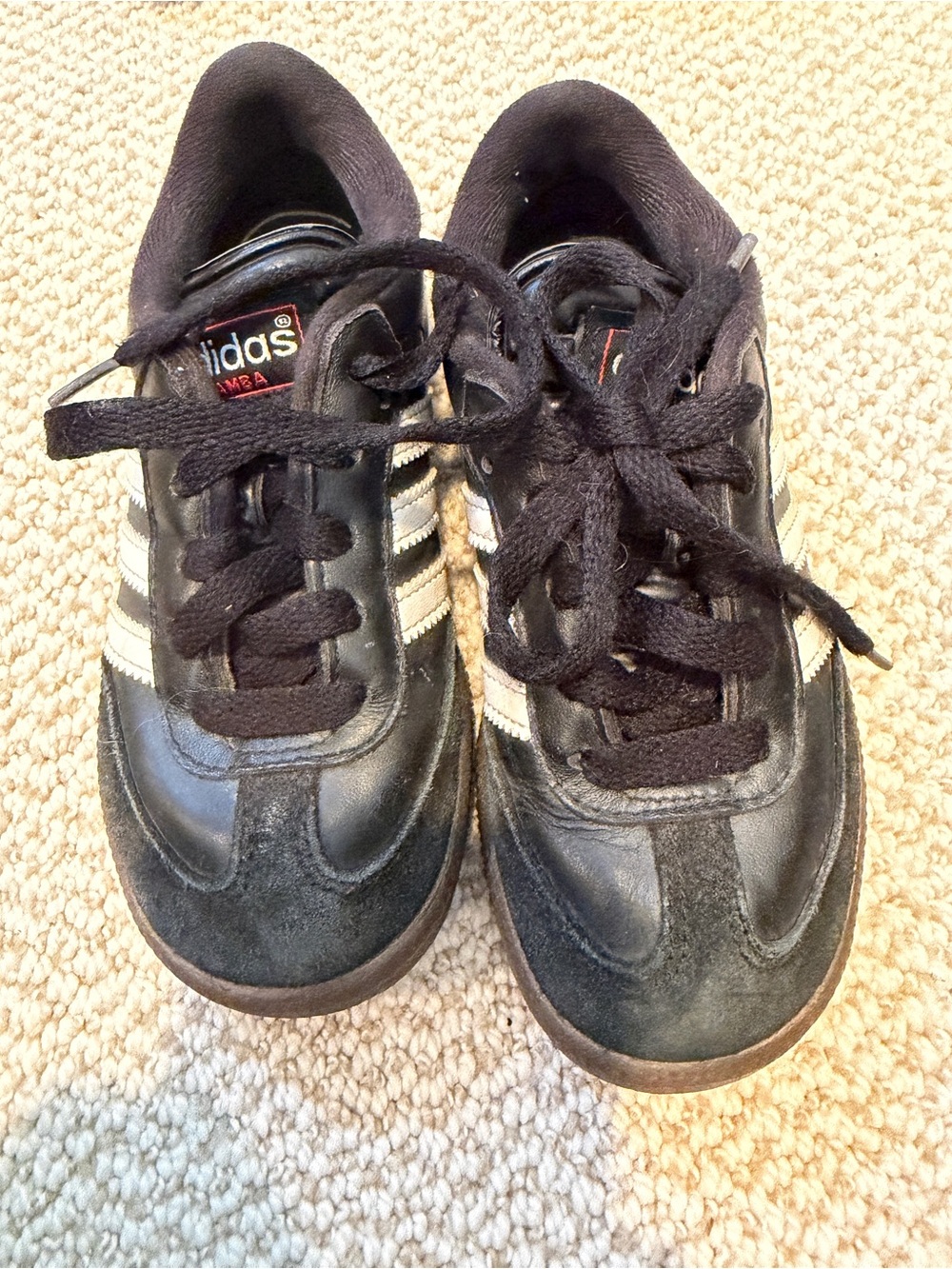 Adidas black and white Sambas